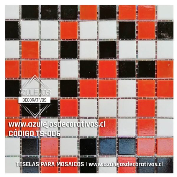 Tesela Vitreas 3 Colores Grandes
