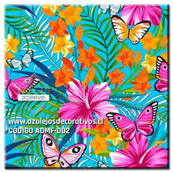 Mariposas y Flores.