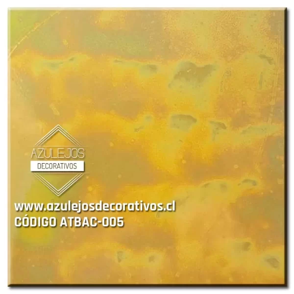 Azulejo Tornasol Amarillo Claro