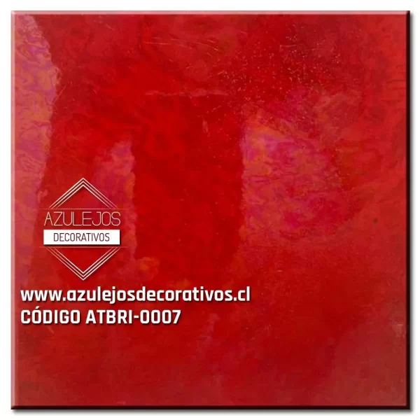Azulejo Tornasol Rojo