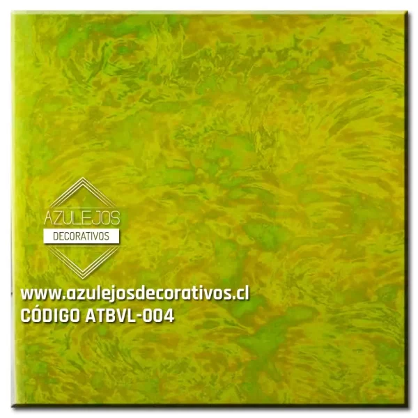Azulejo Tornasol Verde Limón
